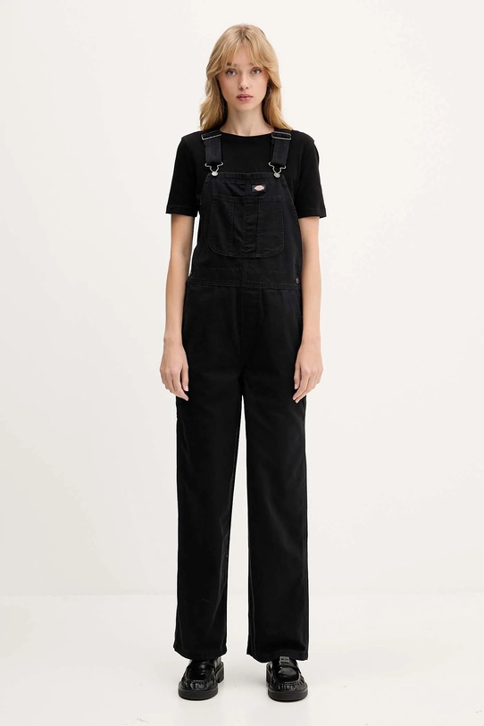 Dickies ogrodniczki jeansowe czarny DK0A87N8