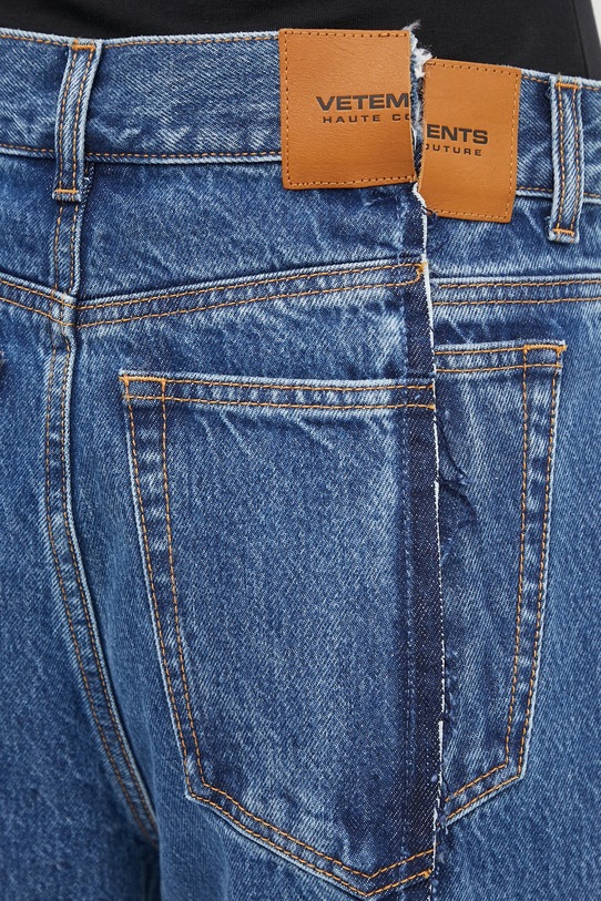 VETEMENTS jeansy Cut Reconstructed UH76DP460MB3 niebieski