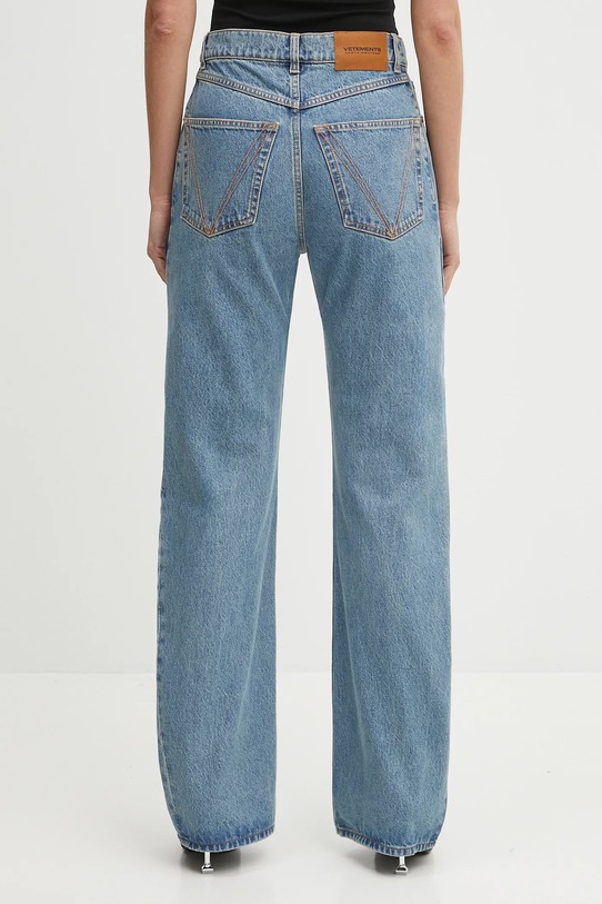 Odzież VETEMENTS jeansy O-Leg UH76DP400LB3 niebieski