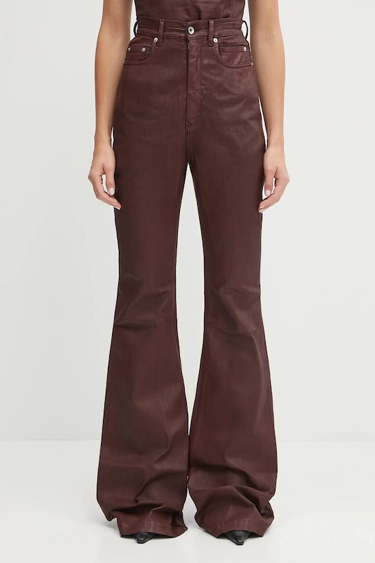 Rick Owens DRKSHDW jeans Bolan Bootcut rosso DS02E7311.SDSW