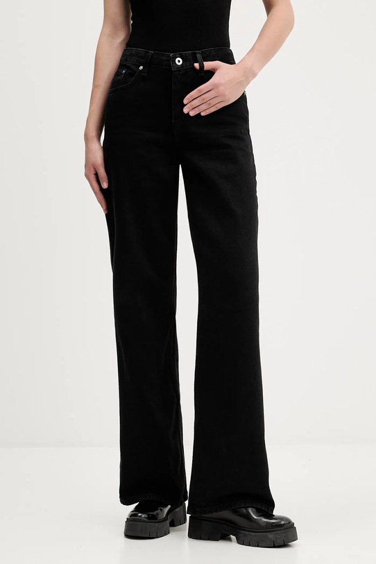 Karl Lagerfeld Jeans jeansy Planet friendly czarny A4W10043