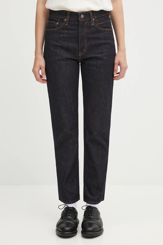 Visvim jeansy social sculpture granatowy 325105005001