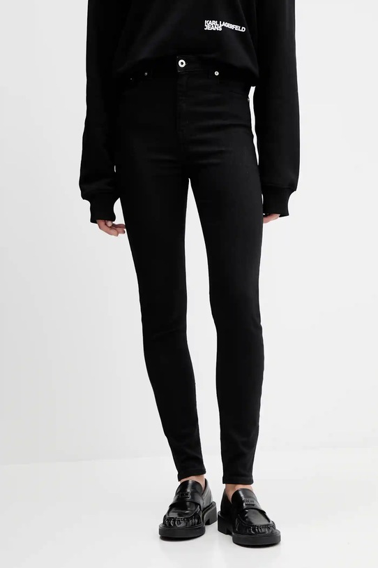 Karl Lagerfeld Jeans jeansy Planet friendly czarny A3W10002