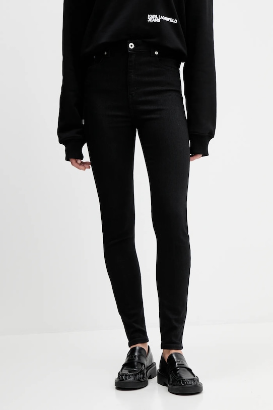 Karl Lagerfeld Jeans jeansi Planet friendly negru A3W10002