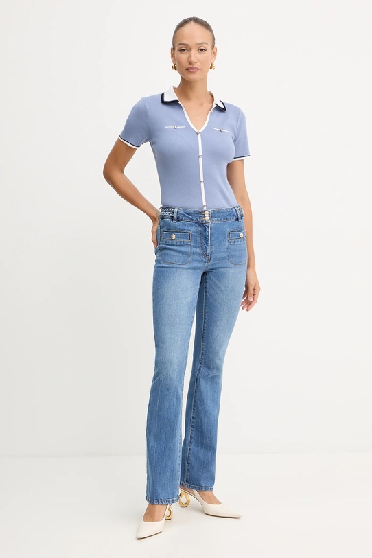 Morgan jeansy PSASHA niebieski AW25
