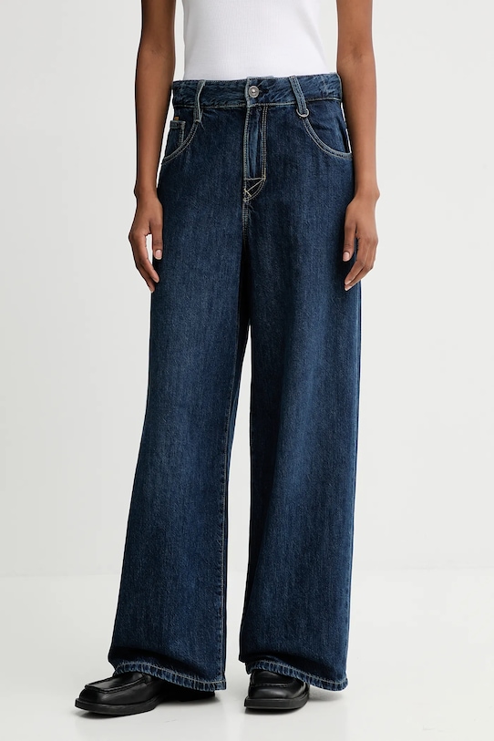 G-Star jeansy Skater High Loose Planet friendly granatowy D25286.D536