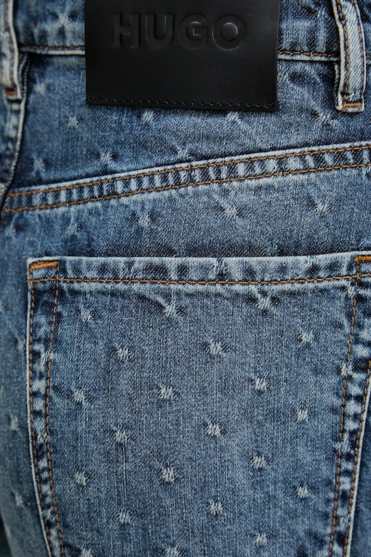 HUGO jeansy niebieski 50546502