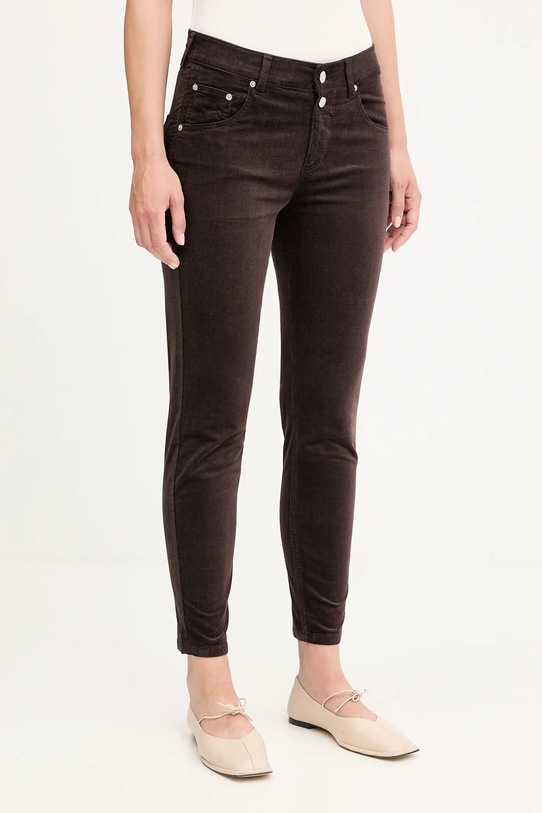 Marc O'Polo pantaloni in velluto a coste media marrone 508103411129
