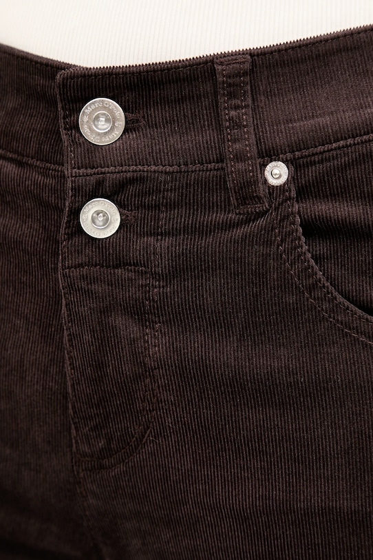 Marc O'Polo spodnie sztruksowe brązowy 508103411129