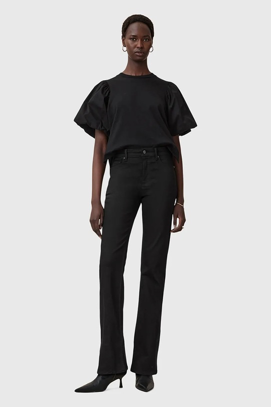 AllSaints jeansy HALDAN czarny W009ED