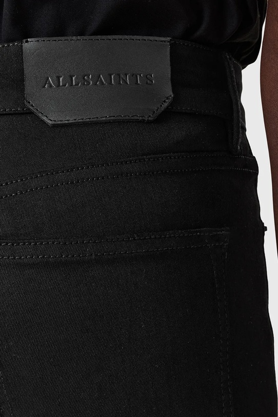 AllSaints jeansy HALDAN czarny W009ED