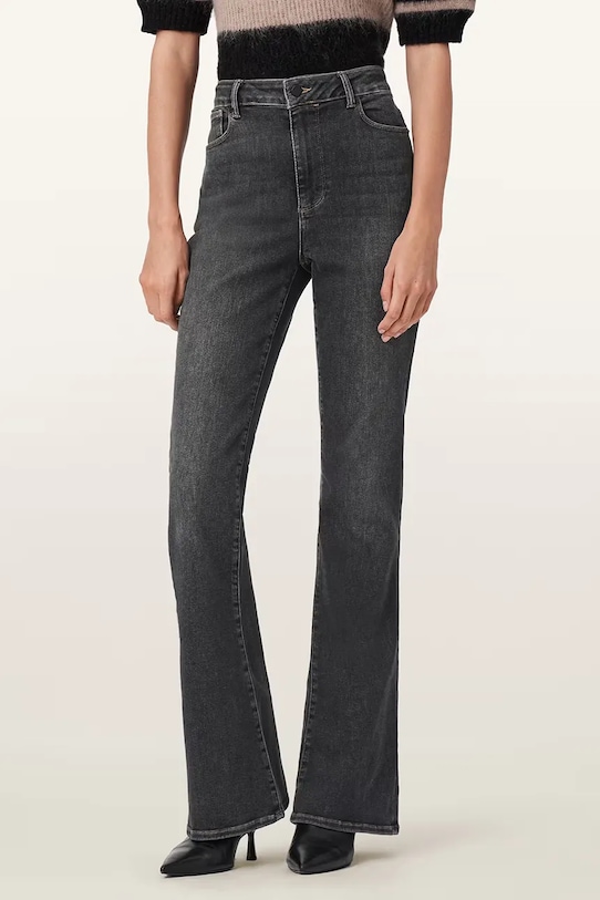 AllSaints jeansy MAISIE W030ED szary AW25