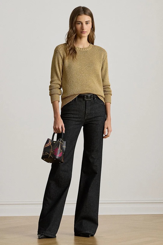 Τζιν παντελόνι Lauren Ralph Lauren μαύρο 200980000