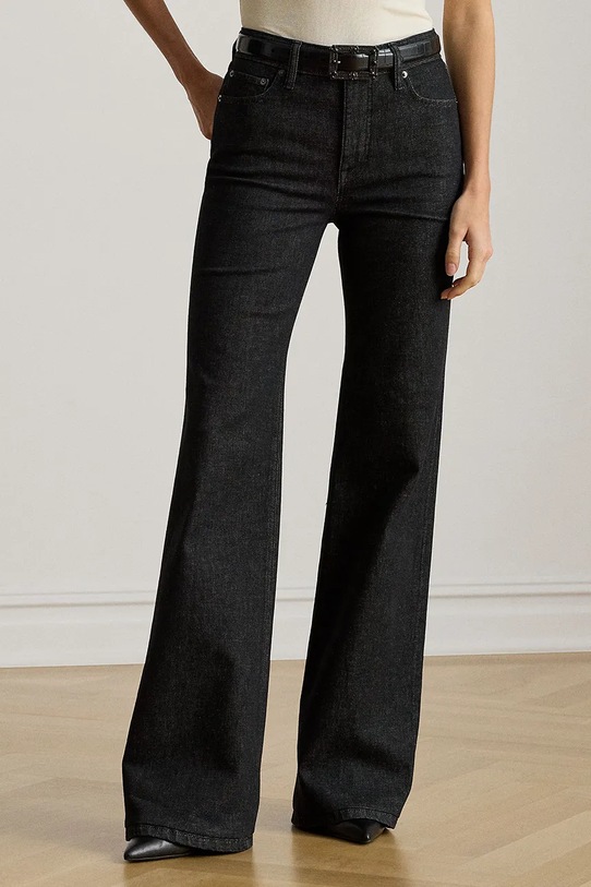 Τζιν παντελόνι Lauren Ralph Lauren 200980000 μαύρο AW25
