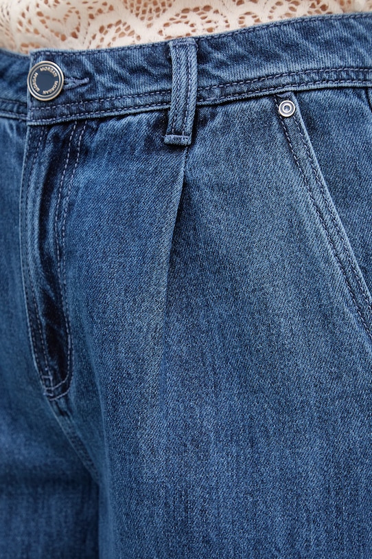 Morgan jeans albastru PLIS