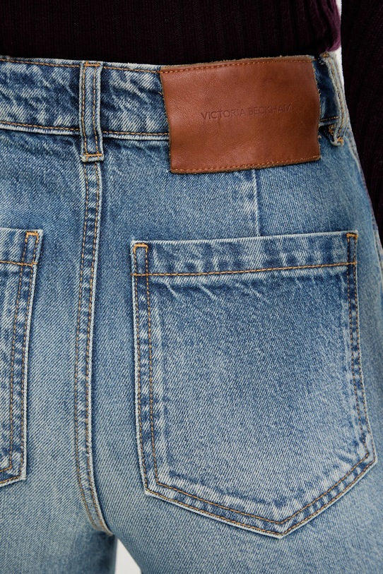 Victoria Beckham jeansy bawełniane 1425DJE005218Y.R niebieski