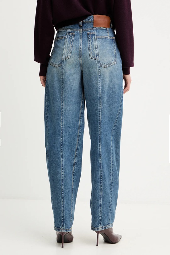 Odzież Victoria Beckham jeansy bawełniane 1425DJE006850C niebieski