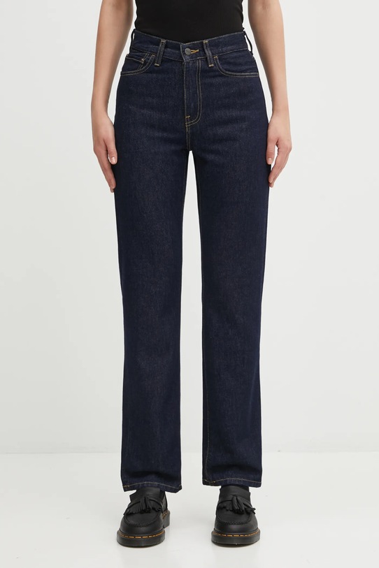 Carhartt WIP jeansy W' Noxon Pant granatowy I031920.102