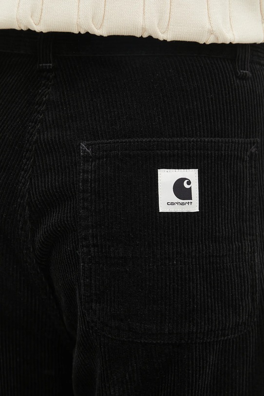Carhartt WIP pantaloni in velluto a coste W' Simple Pant nero I033889.8902