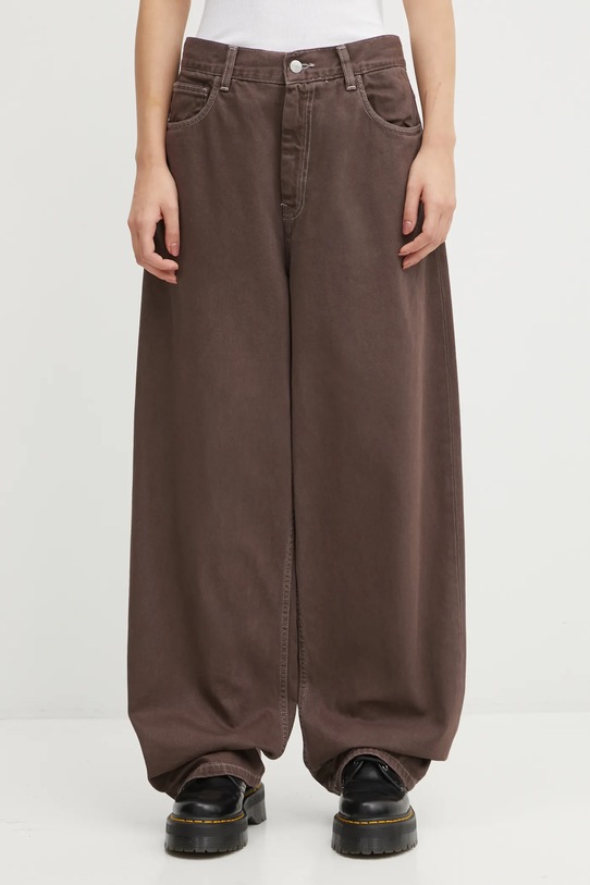 Traperice Carhartt WIP W' Brandon Pant smeđa I034837.33H4J