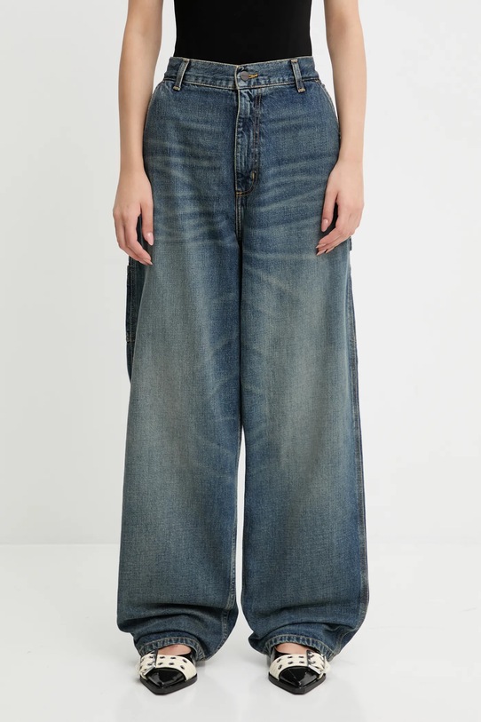 Carhartt WIP jeansy W' Brandon Single Knee Pant niebieski I034225.014Q