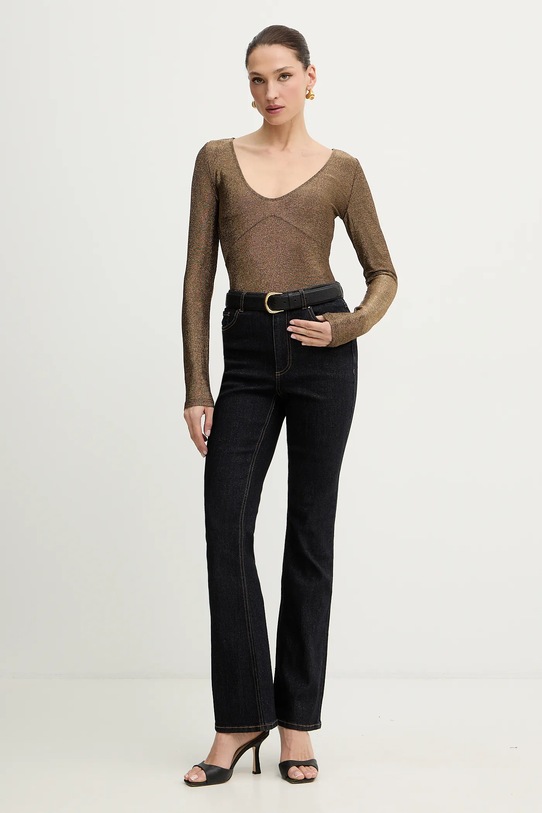 Morgan jeansy PALIA granatowy SS26