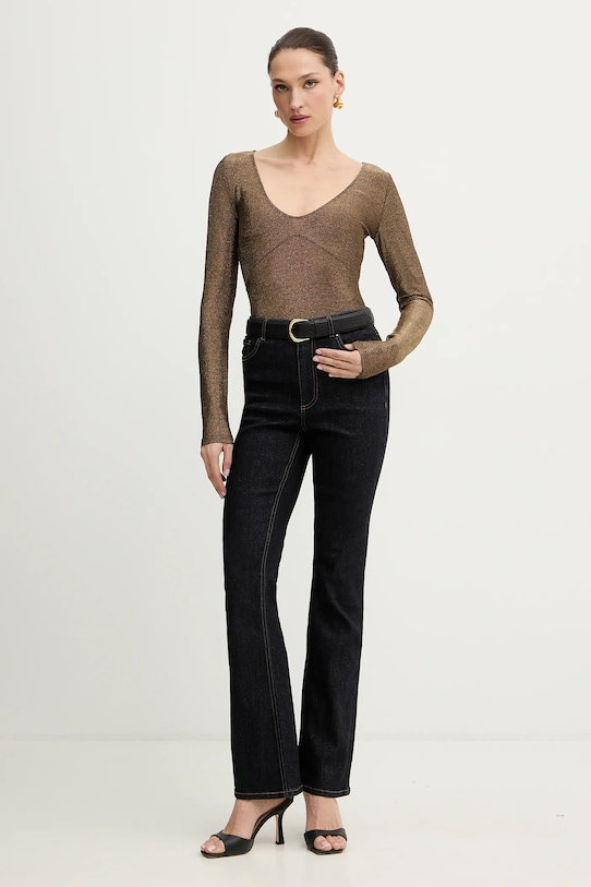 Morgan jeansy PALIA granatowy SS26