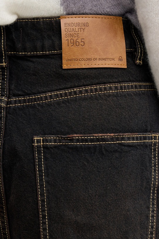 United Colors of Benetton jeansy brązowy 43N1DF0AM