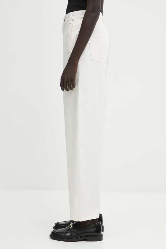 Maison Kitsuné jeansy Tapered PW01104WD4015 beżowy AW25