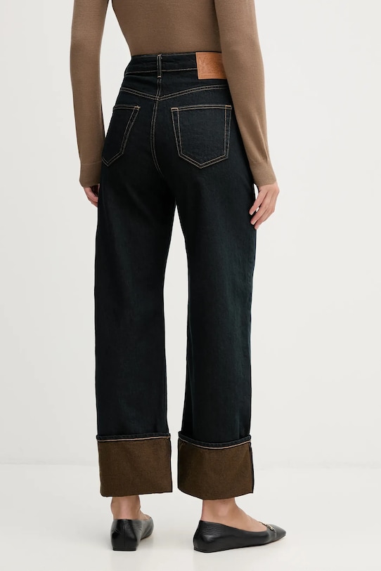 Odzież Sisley jeansy 4STALE04V granatowy