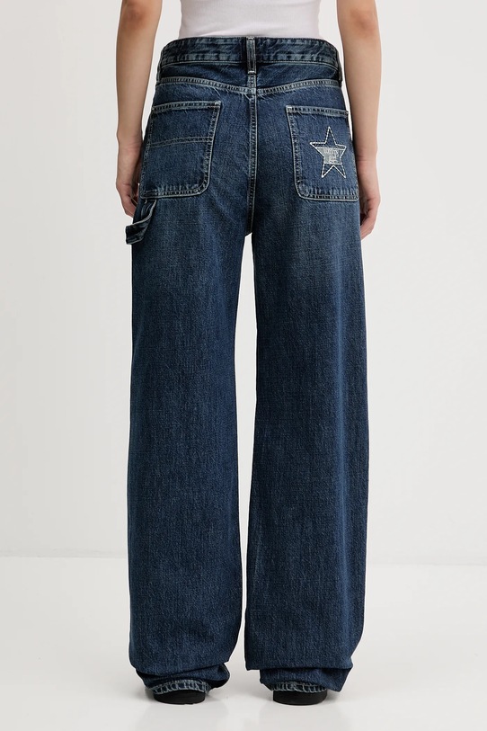 Odzież Tommy Jeans jeansy DN0DN00095 granatowy