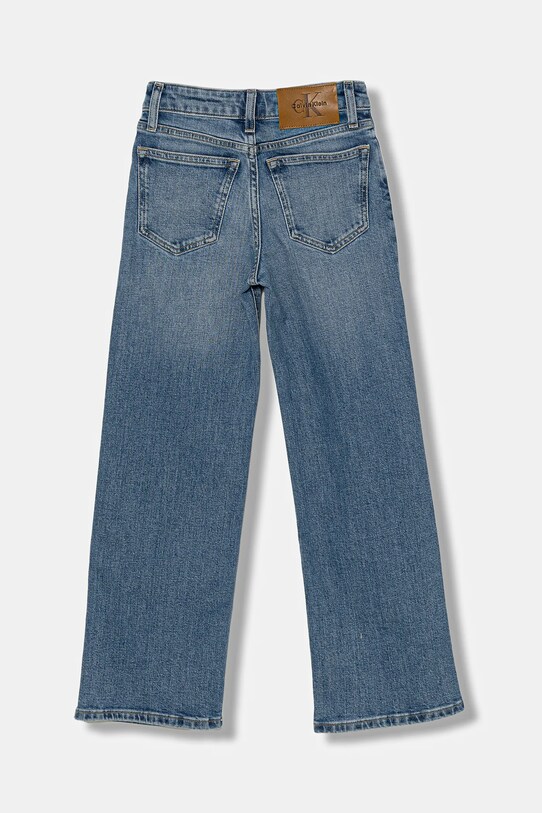 Dziewczynka Calvin Klein Jeans jeansy dziecięce HR WIDE LEG IG0IG02985.9BYA niebieski