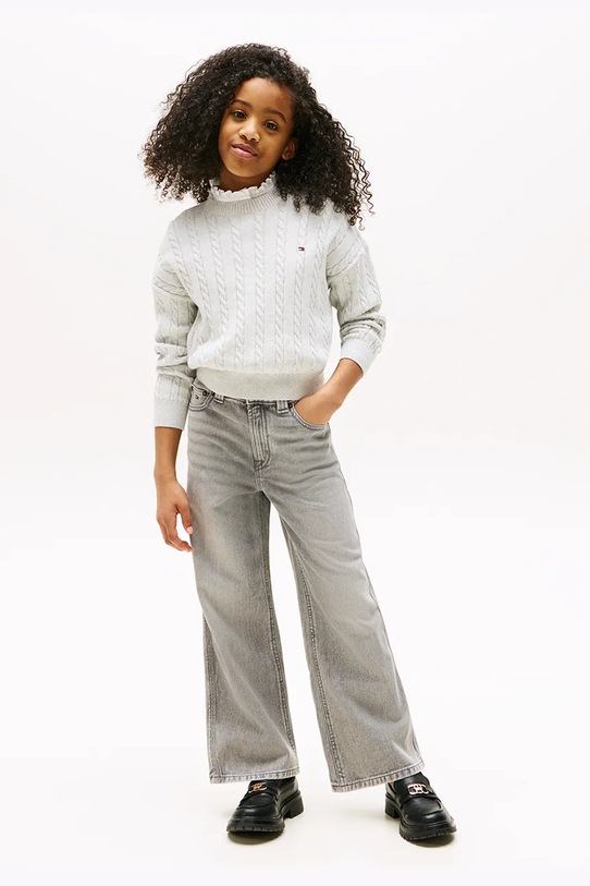 Tommy Hilfiger gyerek farmer MABEL farmernadrág szürke KG0KG08647.9BYA