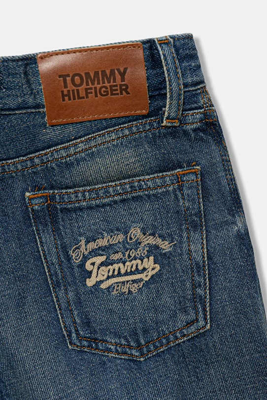 Dziewczynka Tommy Hilfiger jeansy dziecięce MABEL KG0KG08745.9BYA niebieski