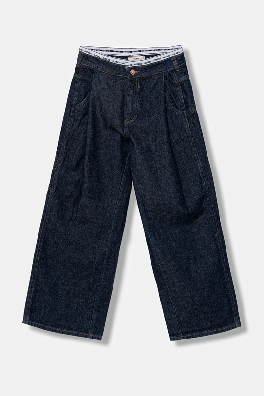 Guess jeansy dziecięce z regulacją granatowy J5RA12.D45E0.9BYA