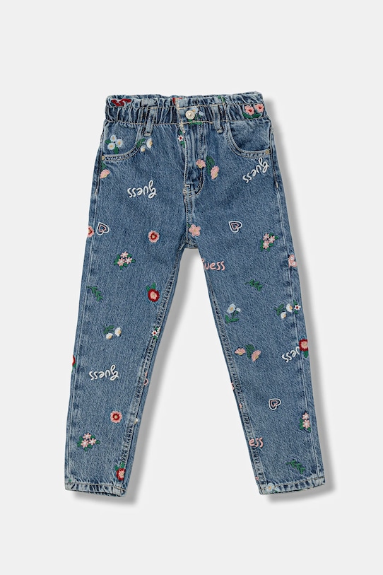 Guess jeansy dziecięce aplikacja niebieski K5YA05.D5QW0.9BYA