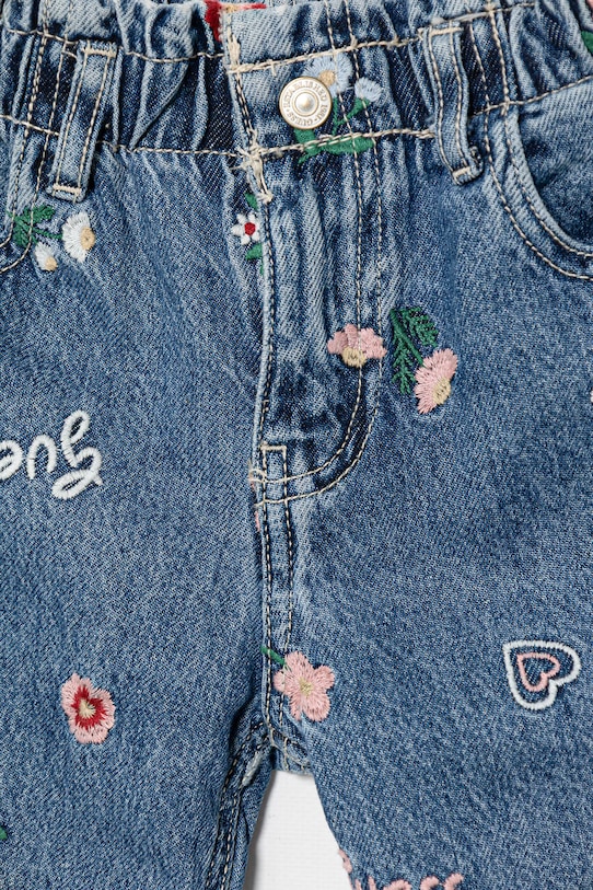 Dziewczynka Guess jeansy dziecięce K5YA05.D5QW0.9BYA niebieski