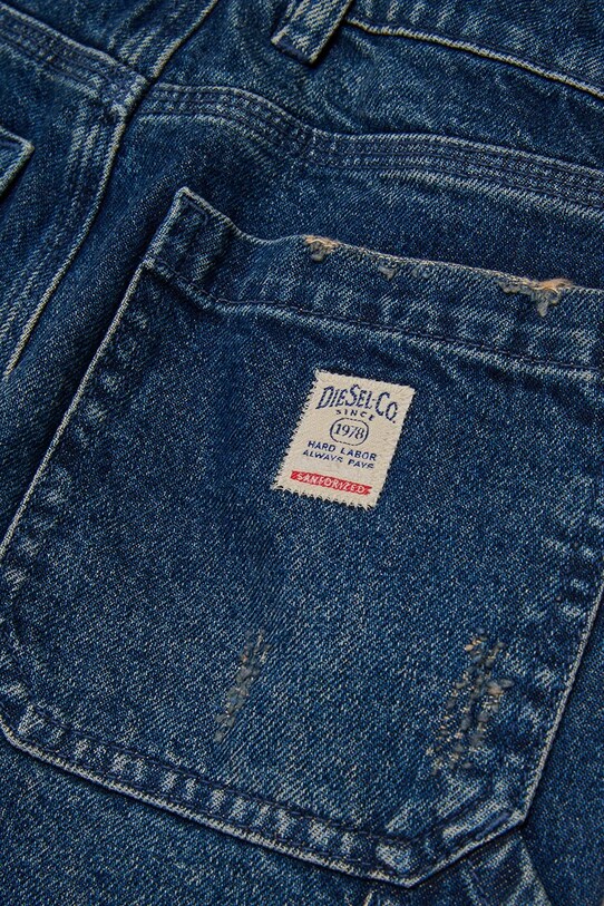 Diesel jeansy dziecięce D-ARGJX-WORK-J TROUSERS granatowy J02349