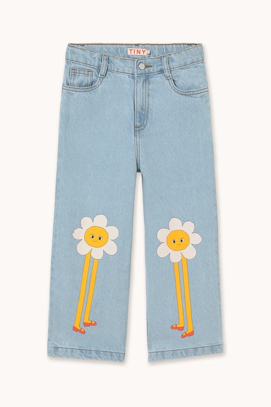 Tinycottons jeansy dziecięce DAISIES JEANS jeansy niebieski AW25.444