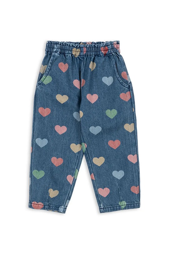 Джинсы Konges Sløjd MAGOT FRILL PANTS GOTS KS103885.9BYA тёмно-синий AW25