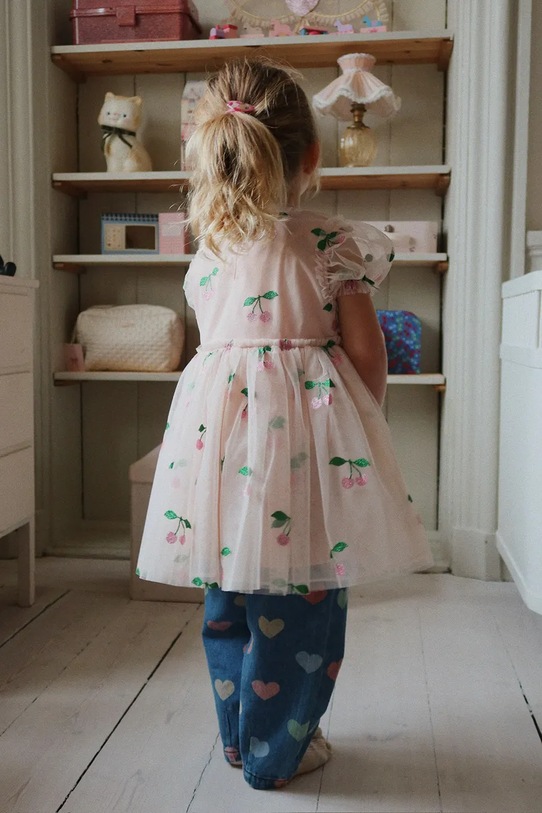Konges Sløjd jeansy MAGOT FRILL PANTS GOTS KS103885.9BYA
