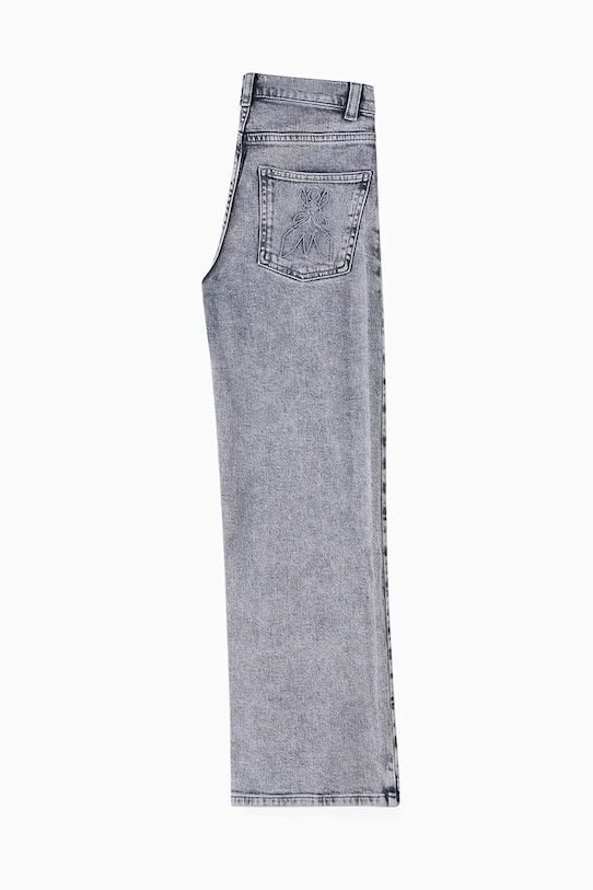 Patrizia Pepe jeansy dziecięce D118 7P0393 szary AW25