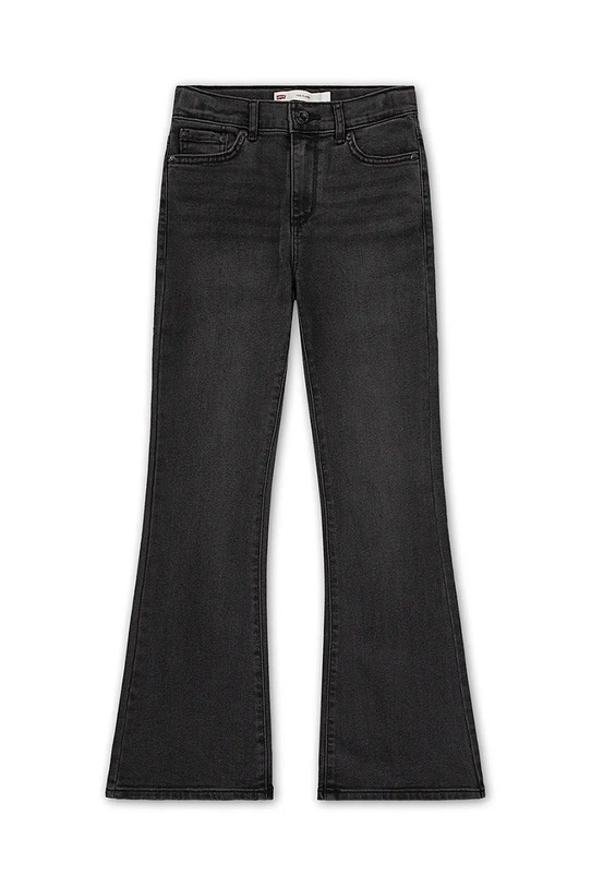 Τζιν παντελόνι Levi's 726 HIGH RISE FLARE JEAN με ρύθμιση μαύρο 4EG970.G