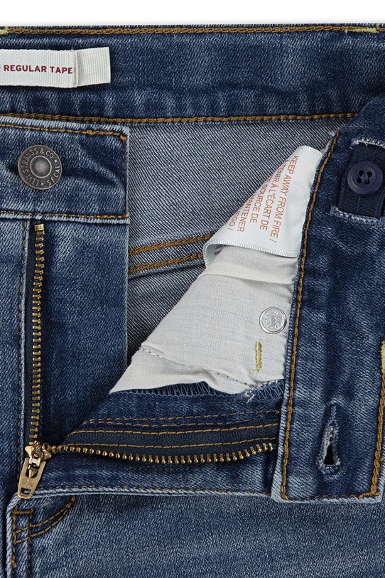 Levi's jeansy 726 FLARE W/ SIDE SLIT niebieski 4EN400