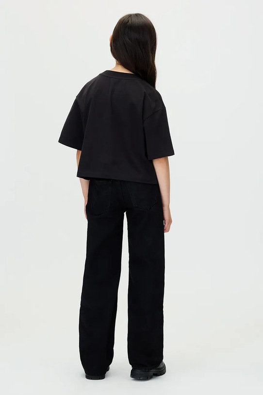 Dětské rifle Calvin Klein Jeans HR WIDE IG0IG02998.9BYA černá