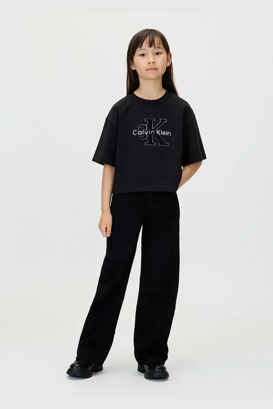 Dětské rifle Calvin Klein Jeans HR WIDE IG0IG02998.9BYA