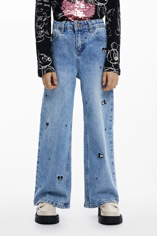 Desigual jeansy dziecięce 25WGDD05 niebieski