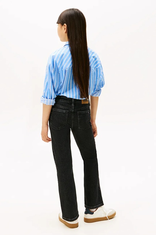 Дитячі джинси Tommy Hilfiger FLARE KG0KG08770.9BYA чорний
