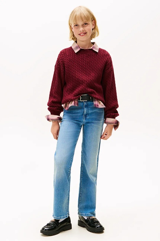 Tommy Hilfiger jeansy dziecięce GIRLFRIEND jeansy niebieski KG0KG08772.128.176.9BYA
