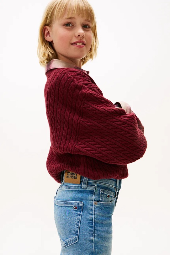 Tommy Hilfiger jeansy dziecięce GIRLFRIEND KG0KG08772.128.176.9BYA niebieski